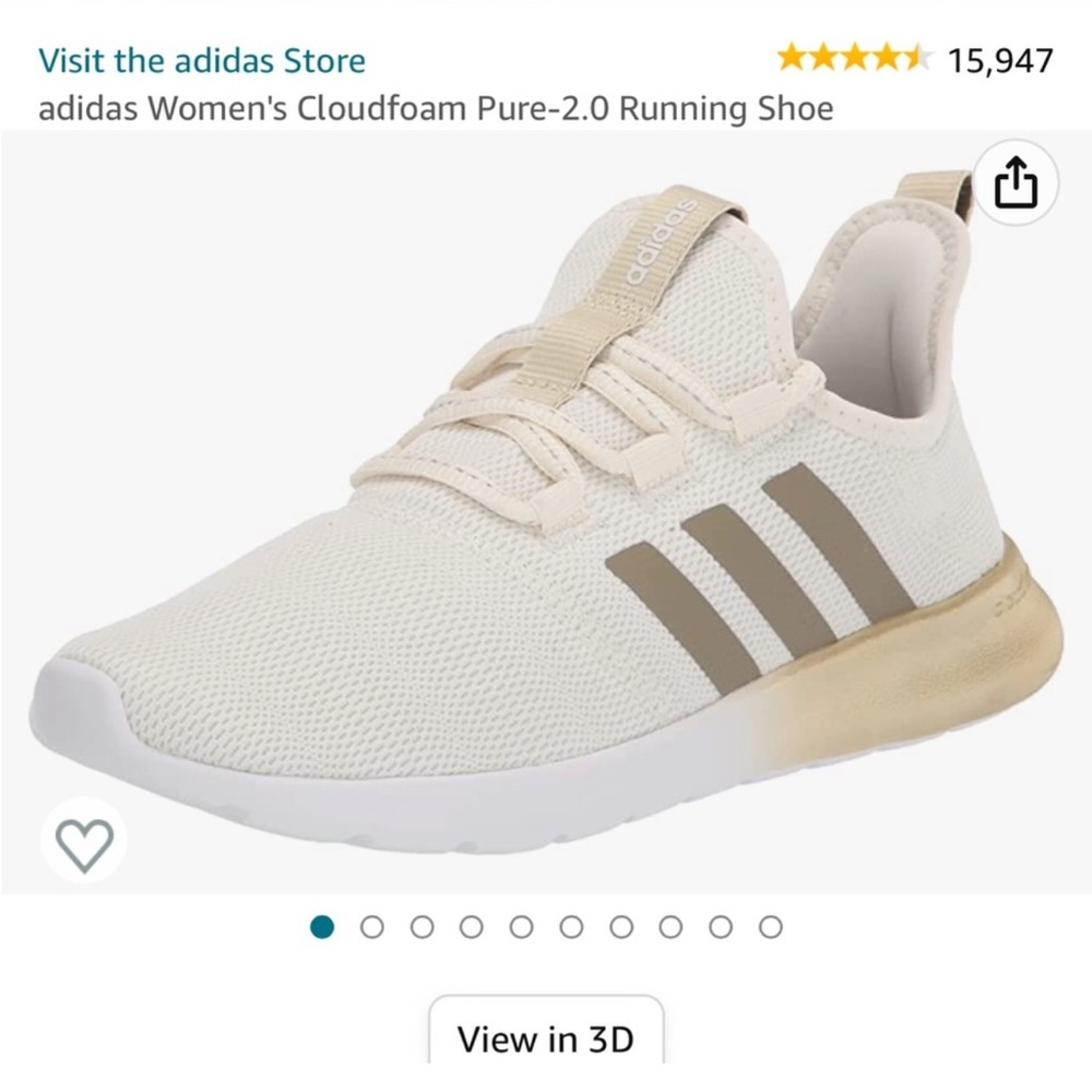 NWT Adidas Cloudfoam Pure 2.0. Size 10.
